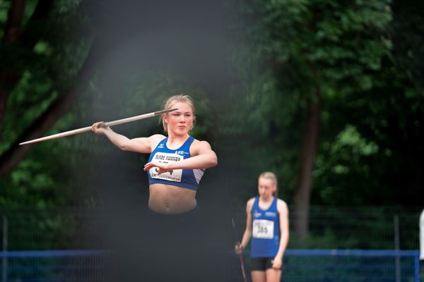 Speerwurf mit Thalia Loeschner (VfL Stade) am 14.05.2022 beim Nationalen Leichtathletik-Meeting im Erika-Fisch-Stadion in Hannover